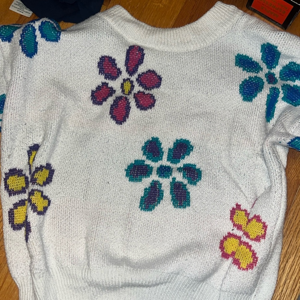 Target flower sweater